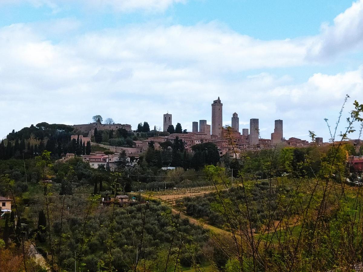 Casa Dina Lägenhet San Gimignano Exteriör bild